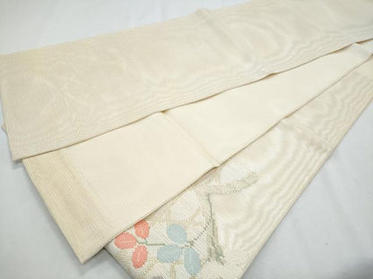 平和屋着物＊夏物　太鼓柄袋帯　萩　金銀糸　正絹　逸品　CABH8243fb