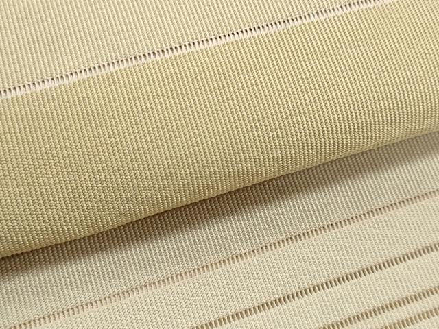 平和屋着物＊夏物　西陣　川島織物　八寸名古屋帯　絽綴れ　横段文　正絹　逸品　CABH8247fb