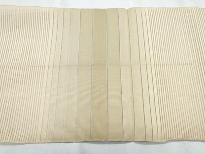 平和屋着物＊夏物　西陣　川島織物　八寸名古屋帯　絽綴れ　横段文　正絹　逸品　CABH8247fb