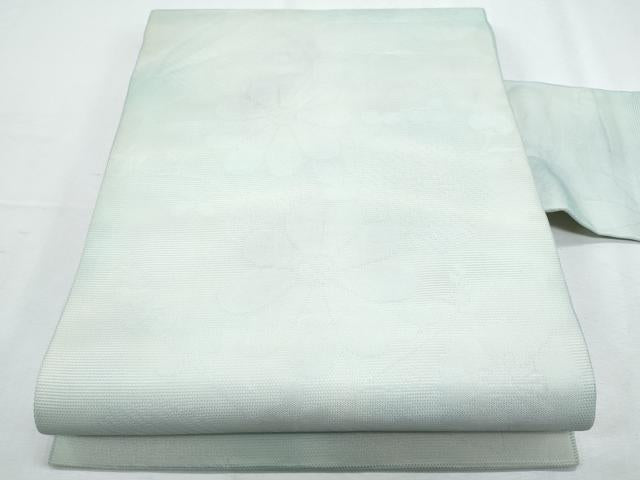平和屋着物＊夏物　九寸名古屋帯　舞花文　正絹　逸品　CABH8248fb