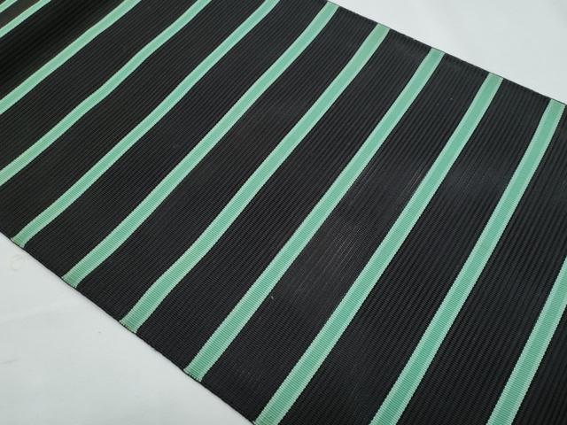 平和屋着物＊夏物　八寸名古屋帯　絽綴れ　横段文　正絹　逸品　CABH8261fb