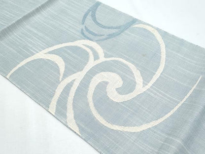 平和屋着物＊夏物　八寸名古屋帯　唐草文　正絹　逸品　CABH8272fb