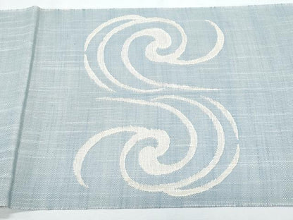 平和屋着物＊夏物　八寸名古屋帯　唐草文　正絹　逸品　CABH8272fb