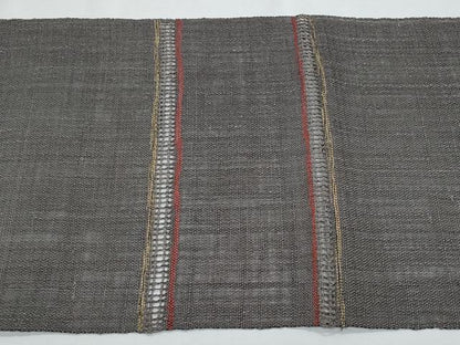 平和屋着物＊夏物　八寸名古屋帯　抽象文　正絹　逸品　CABH8274fb