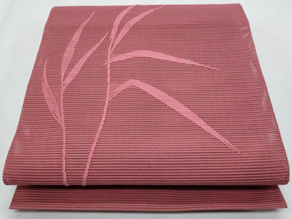 平和屋着物＊夏物　八寸名古屋帯　絽綴れ　枝葉文　正絹　逸品　CABH8282fb