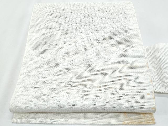 平和屋着物＊夏物　八寸名古屋帯　霞文　CABH8284fb