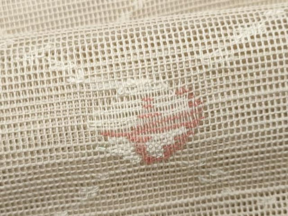 平和屋着物＊夏物　1854年創業　帯屋捨松　八寸名古屋帯　菱文　正絹　逸品　CABH8290fb