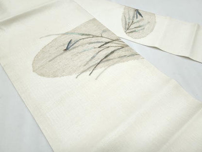 平和屋着物＊夏物　九寸名古屋帯　夏虫　正絹　逸品　CABH8291fb