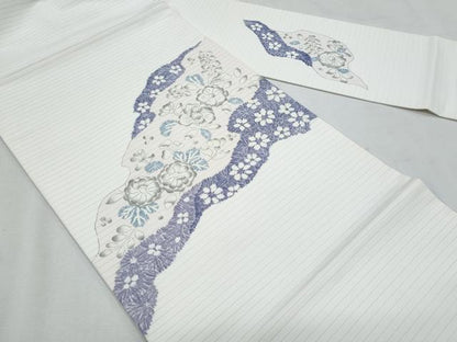 平和屋着物＊夏物　九寸名古屋帯　辻が花　CABH8294fb