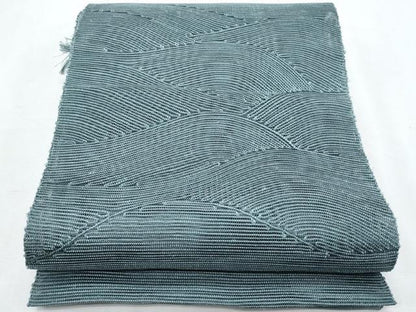 平和屋着物＊夏物　西陣　八寸名古屋帯　立波文　正絹　逸品　CABH8311fb