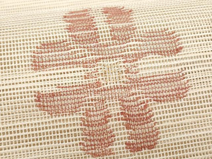 平和屋着物＊夏物　八寸名古屋帯　舞花文　金糸　正絹　逸品　CABH8314fb