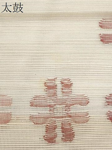平和屋着物＊夏物　八寸名古屋帯　舞花文　金糸　正絹　逸品　CABH8314fb