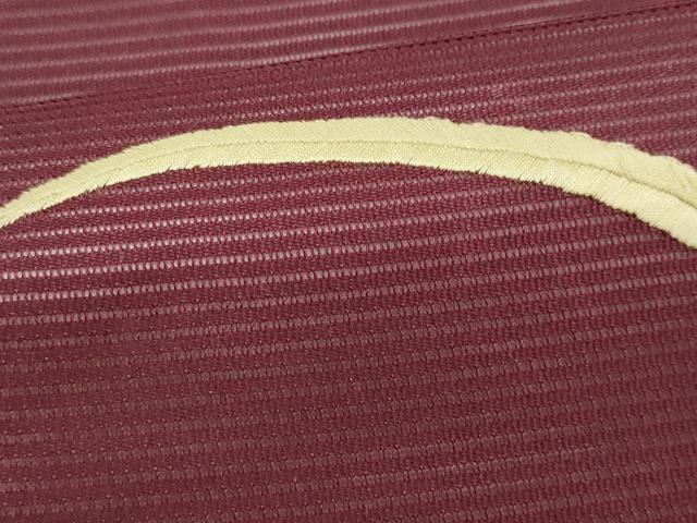 平和屋着物＊夏物　九寸名古屋帯　駒刺繍　草木文　正絹　逸品　CABH8317fb