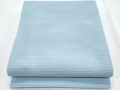 平和屋着物＊夏物　八寸名古屋帯　絽綴れ　水色　正絹　逸品　CABH8318fb
