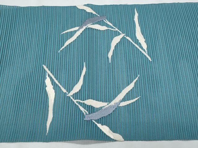 平和屋着物＊夏物　八寸名古屋帯　絽綴れ　流水鷺文　正絹　逸品　CABH8323fb