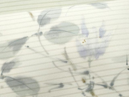 平和屋着物＊夏物　絽塩瀬　九寸名古屋帯　手描き　枝花文　金彩　正絹　逸品　CABH8324fb