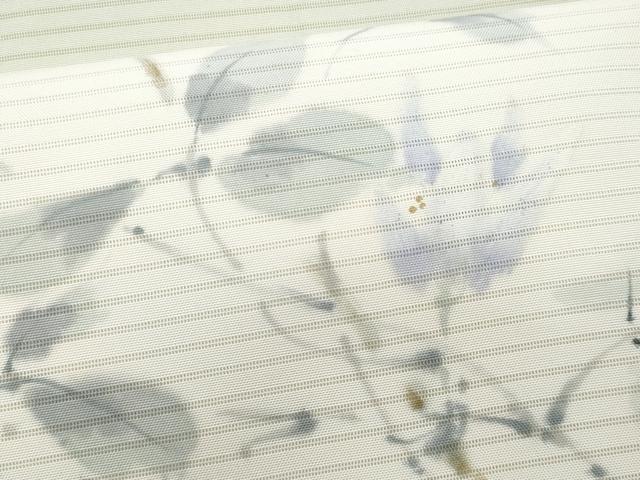 平和屋着物＊夏物　絽塩瀬　九寸名古屋帯　手描き　枝花文　金彩　正絹　逸品　CABH8324fb