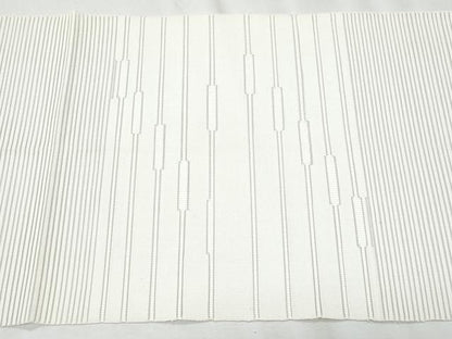 平和屋着物＊夏物　八寸名古屋帯　絽綴れ　横段文　正絹　逸品　CABH8344fb
