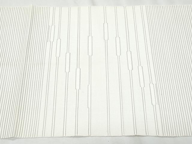 平和屋着物＊夏物　八寸名古屋帯　絽綴れ　横段文　正絹　逸品　CABH8344fb