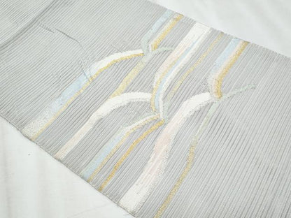 平和屋着物＊夏物　八寸名古屋帯　絽綴れ　吉祥文　金銀糸　正絹　逸品　CABH8349fb