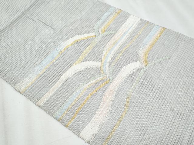 平和屋着物＊夏物　八寸名古屋帯　絽綴れ　吉祥文　金銀糸　正絹　逸品　CABH8349fb