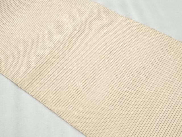 平和屋着物＊夏物　八寸名古屋帯　絽綴れ　灰梅色　正絹　逸品　CABH8350fb