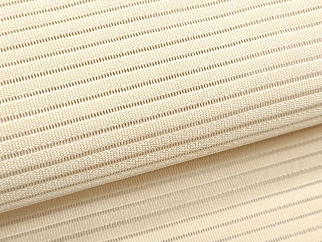 平和屋着物＊夏物　八寸名古屋帯　絽綴れ　灰梅色　正絹　逸品　CABH8350fb