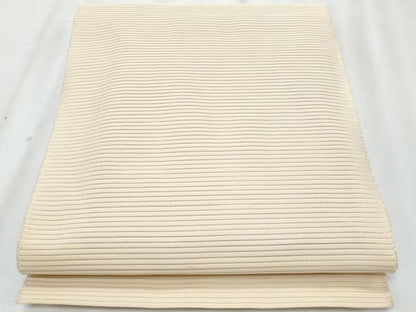 平和屋着物＊夏物　八寸名古屋帯　絽綴れ　灰梅色　正絹　逸品　CABH8350fb