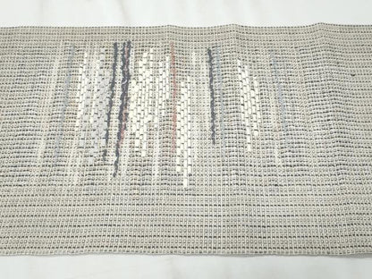 平和屋着物＊夏物　八寸名古屋帯　霞文　正絹　逸品　CABH8351fb