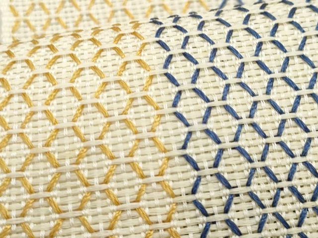 平和屋着物＊夏物　八寸名古屋帯　間道　正絹　逸品　CABH8355fb