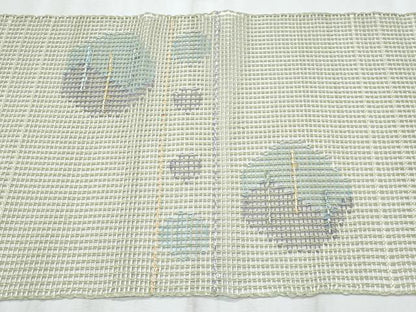 平和屋着物＊夏物　八寸名古屋帯　羅　抽象文　正絹　逸品　CABH8367fb