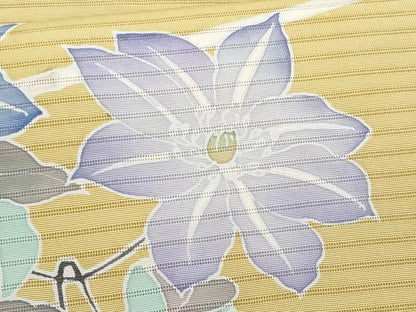 平和屋着物＊夏物　絽塩瀬　九寸名古屋帯　友禅　枝花文　正絹　逸品　CABH8369fb