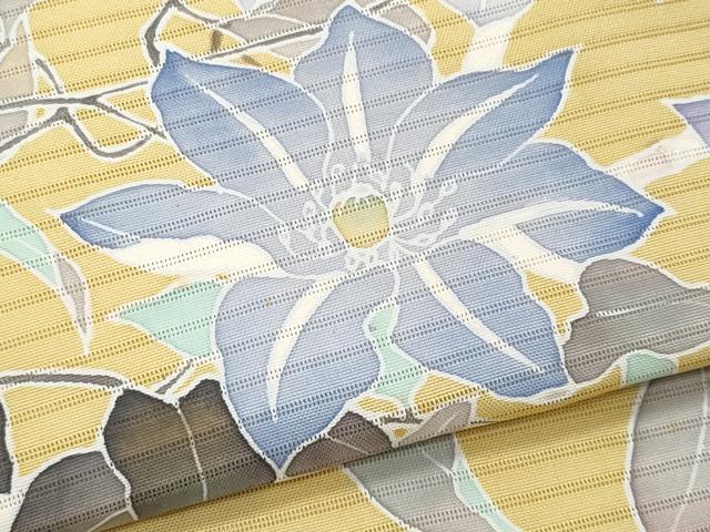 平和屋着物＊夏物　絽塩瀬　九寸名古屋帯　友禅　枝花文　正絹　逸品　CABH8369fb