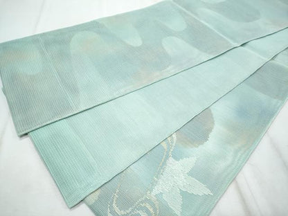 平和屋着物＊夏物　太鼓柄袋帯　竜田川　金銀糸　正絹　逸品　CABH8380fb