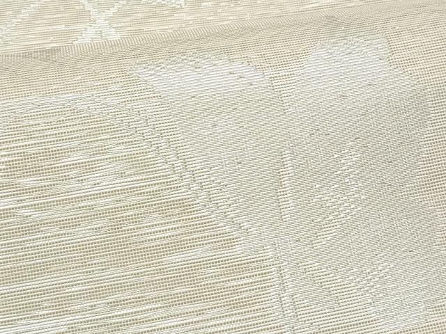 平和屋着物＊夏物　六通柄袋帯　舞蝶文　銀糸　正絹　逸品　CABH8385fb
