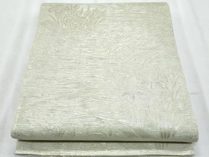 平和屋着物＊夏物　六通柄袋帯　流水杜若　金糸　正絹　逸品　未使用　CABH8391fb