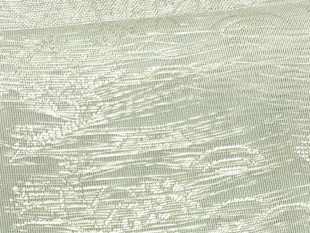 平和屋着物＊夏物　六通柄袋帯　流水杜若　金糸　正絹　逸品　未使用　CABH8391fb