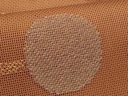 平和屋着物＊夏物　六通柄袋帯　抽象文　金糸　正絹　逸品　CABH8393fb