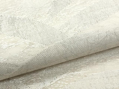 平和屋着物＊夏物　六通柄袋帯　立波文　銀糸　正絹　逸品　CABH8396fb