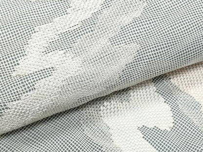 平和屋着物＊夏物　六通柄袋帯　抽選文　銀糸　正絹　逸品　CABH8400fb
