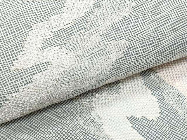 平和屋着物＊夏物　六通柄袋帯　抽選文　銀糸　正絹　逸品　CABH8400fb