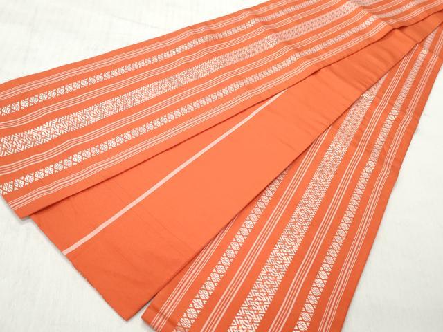 平和屋着物◎半幅帯　献上　正絹　逸品　CABH8577qe