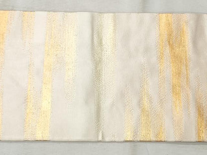 平和屋着物◎九寸名古屋帯　霞文　正絹　逸品　CABH8620qe