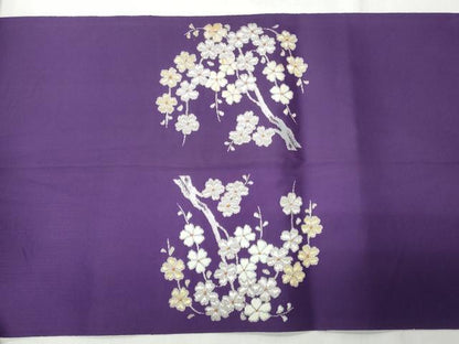 平和屋着物◎八寸名古屋帯　枝垂れ花文　金銀糸　CABH8625qe