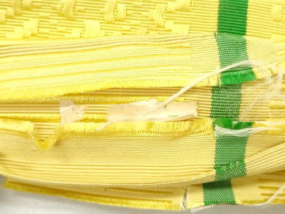 平和屋着物◎本場筑前博多織　半幅帯　献上　一重帯　正絹　逸品　未使用　CABH8716qe
