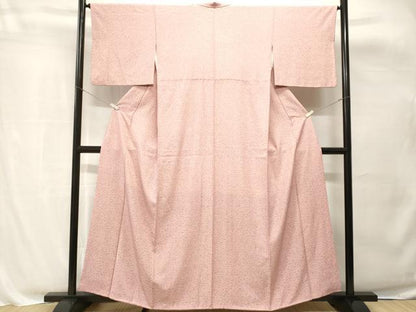 平和屋着物■上質な小紋　石畳文　正絹　逸品　CABH8819ev