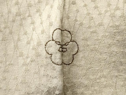 平和屋着物■訪問着　刺繍　絞り　絵絣青海波文　銀糸　正絹　逸品　CABH8823ev