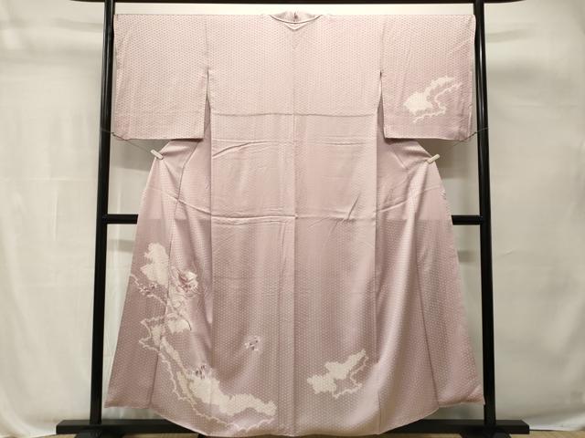 平和屋着物■訪問着　絞り　糸巻き花文　正絹　逸品　CABH8834ev