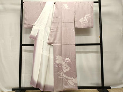 平和屋着物■訪問着　絞り　糸巻き花文　正絹　逸品　CABH8834ev