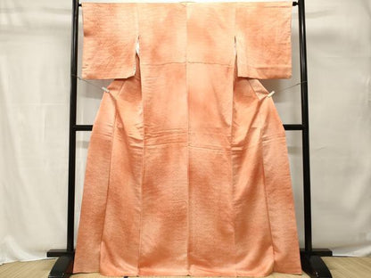 平和屋着物■上質な小紋　青海波花文　暈し染め　正絹　逸品　CABH8843ev